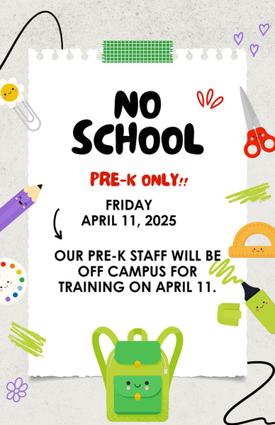 PRESCHOOL ONLY - No School